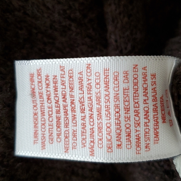 Sweater Project Brown Sweater Dress Lg NWOT - Picture 7 of 7